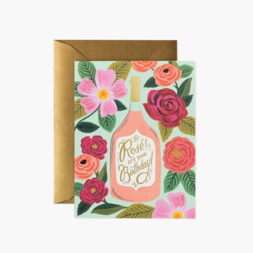 Rosé Its Your Birthday Birthday Card - Single Card