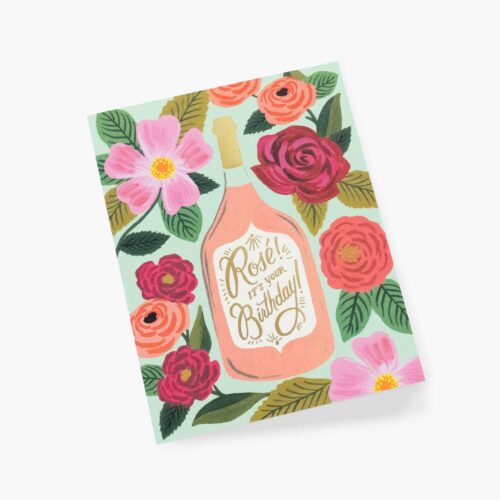 Alternative view of Rosé Its Your Birthday Birthday Card - Single Card