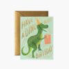Dino-Mite Birthday Card - Single Card
