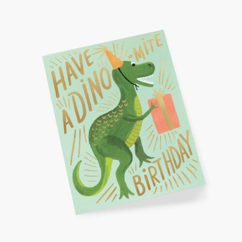Alternative view of Dino-Mite Birthday Card - Single Card