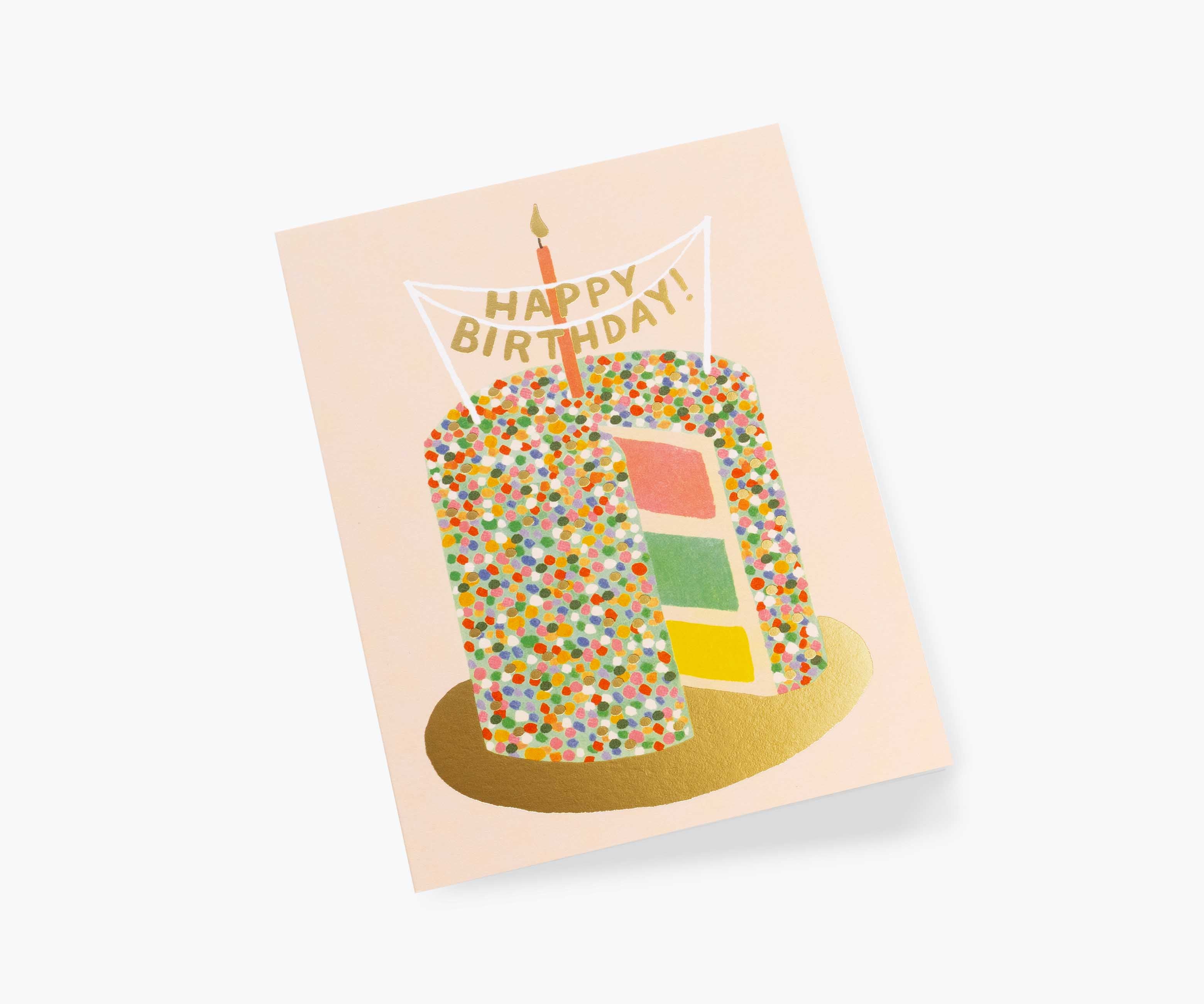 Layer Cake Birthday Card - Single Card - Image 2