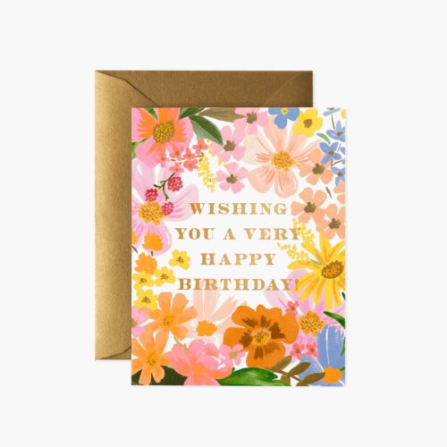 Marguerite Birthday Card - Single Card