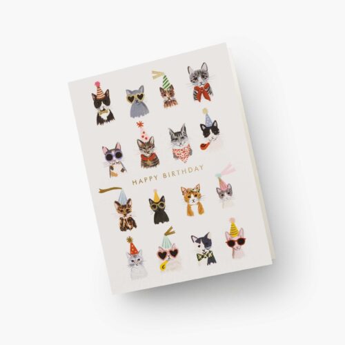 Alternative view of Cool Cats Birthday Card - Single Card
