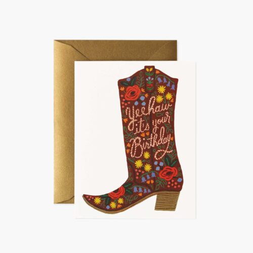 Birthday Boot Birthday Cards - Boxed Set