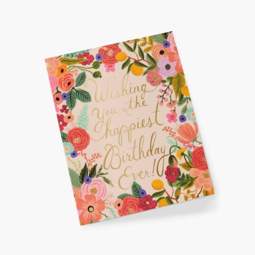 Alternative view of Garden Party Birthday Card - Single Card