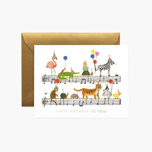 Happy Birthday Song Birthday Cards - Boxed Set