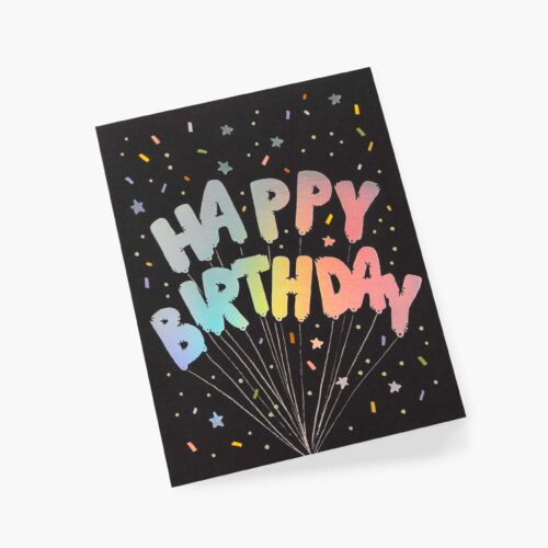 Alternative view of Mylar Birthday Balloons Birthday Cards - Boxed Set