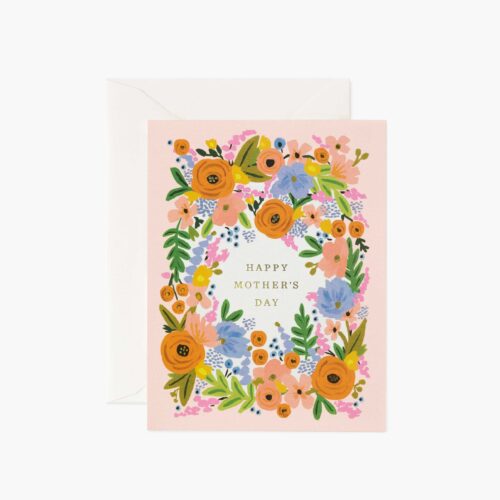 Floral Mother's Day Mother's Day Card - Single Card