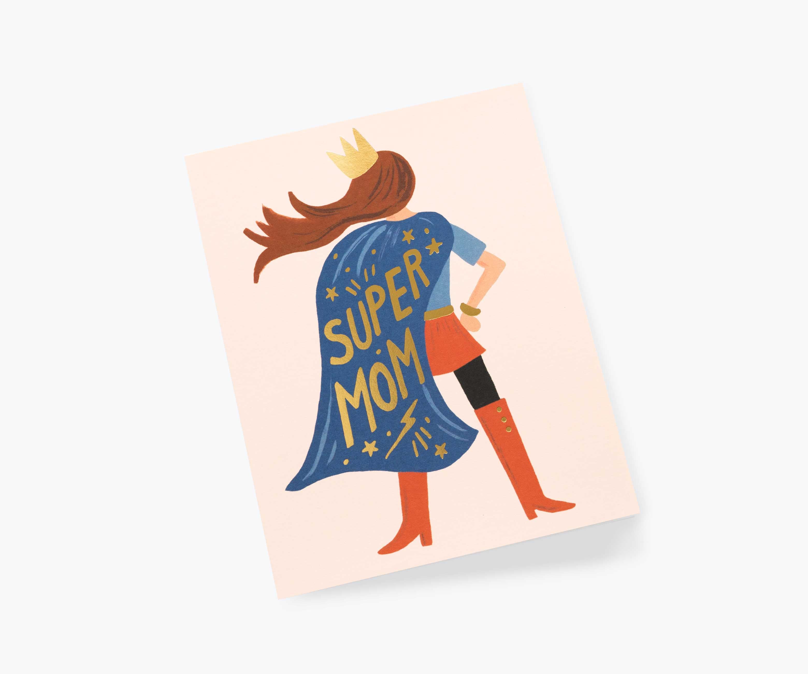 Super Mom Mother's Day Card - Single Card - Image 2