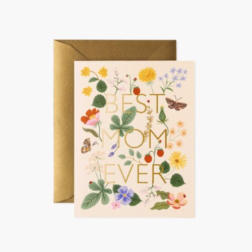 Best Mom Ever Mother's Day Card - Single Card