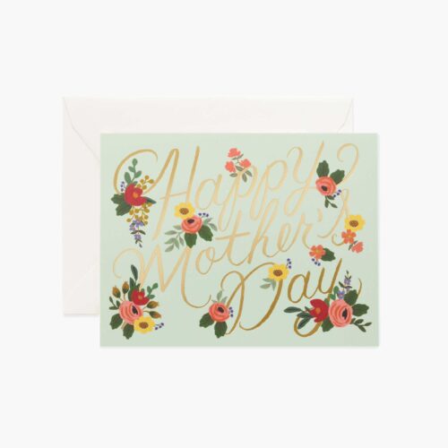 Rosa Mother's Day Card - Single Card