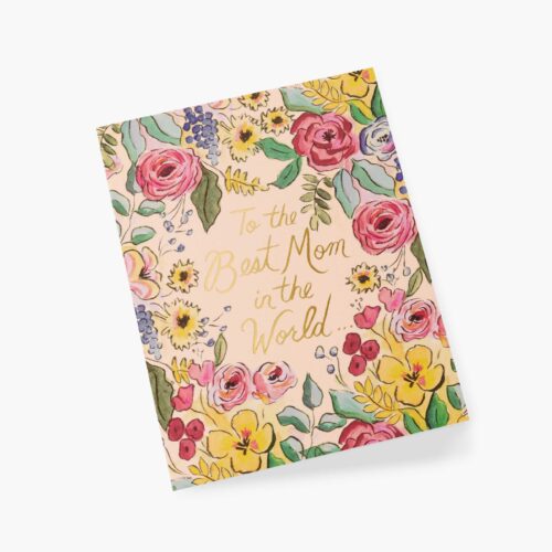 Alternative view of Best Mom in the World Mother's Day Card - Single Card