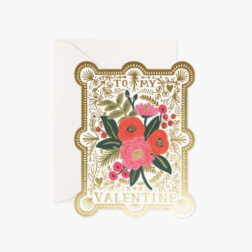 Vintage Valentine Valentine's Day Card - Single Card