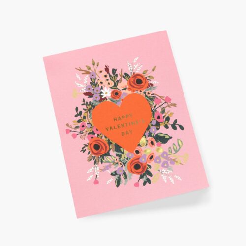 Alternative view of Blooming Heart Valentine Valentine's Day Card - Single Card