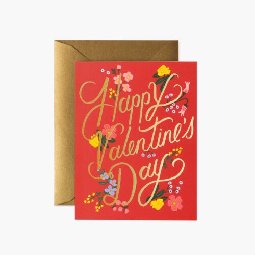Rouge Valentine's Day Card - Single Card