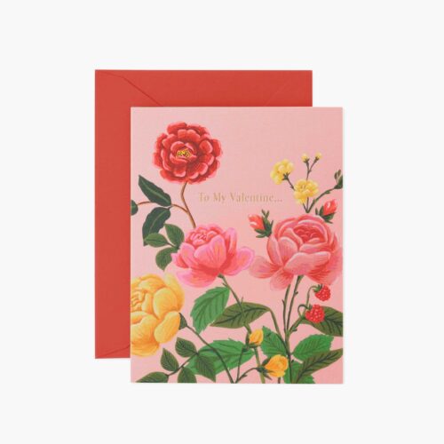 To My Valentine Valentine's Day Card - Single Card