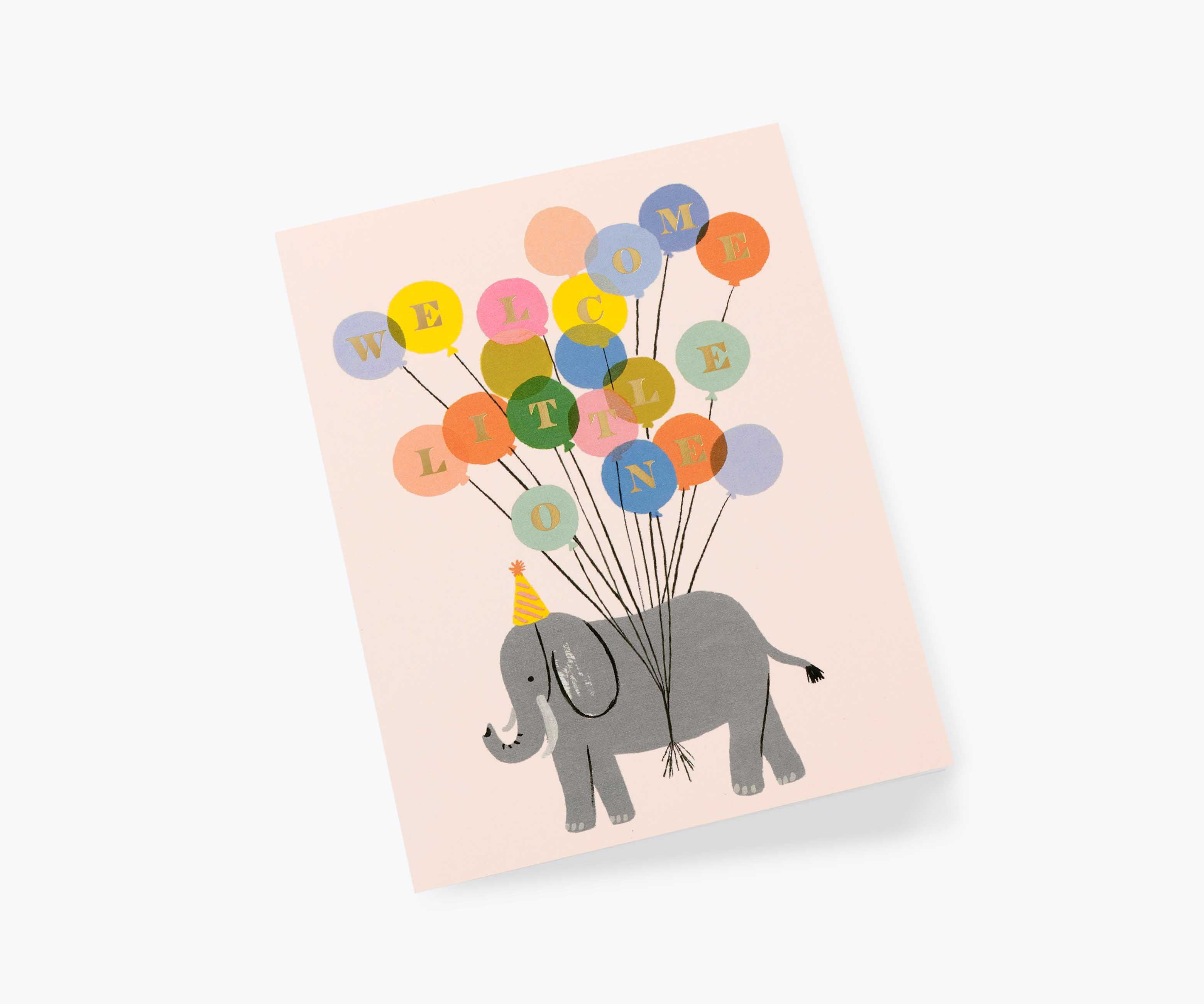 Welcome Elephant Baby Card - Single Card - Image 2