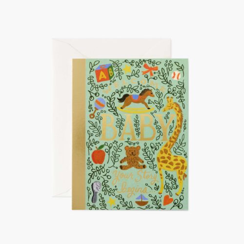 Storybook Baby Card - Single Card