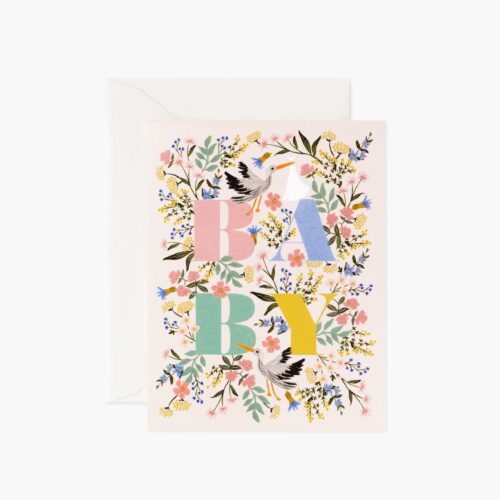 Mayfair Baby Card - Single Card
