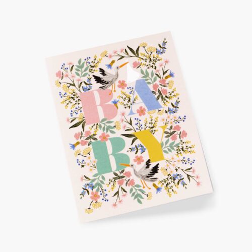 Alternative view of Mayfair Baby Card - Single Card