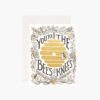 You're the Bee's Knees Love & Friendship Card - Single Card
