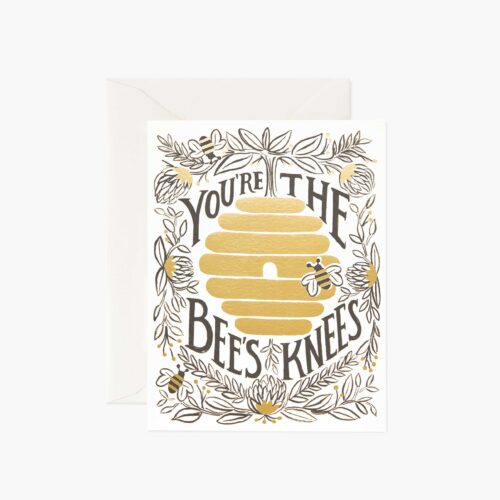 You're the Bee's Knees Love & Friendship Card - Single Card