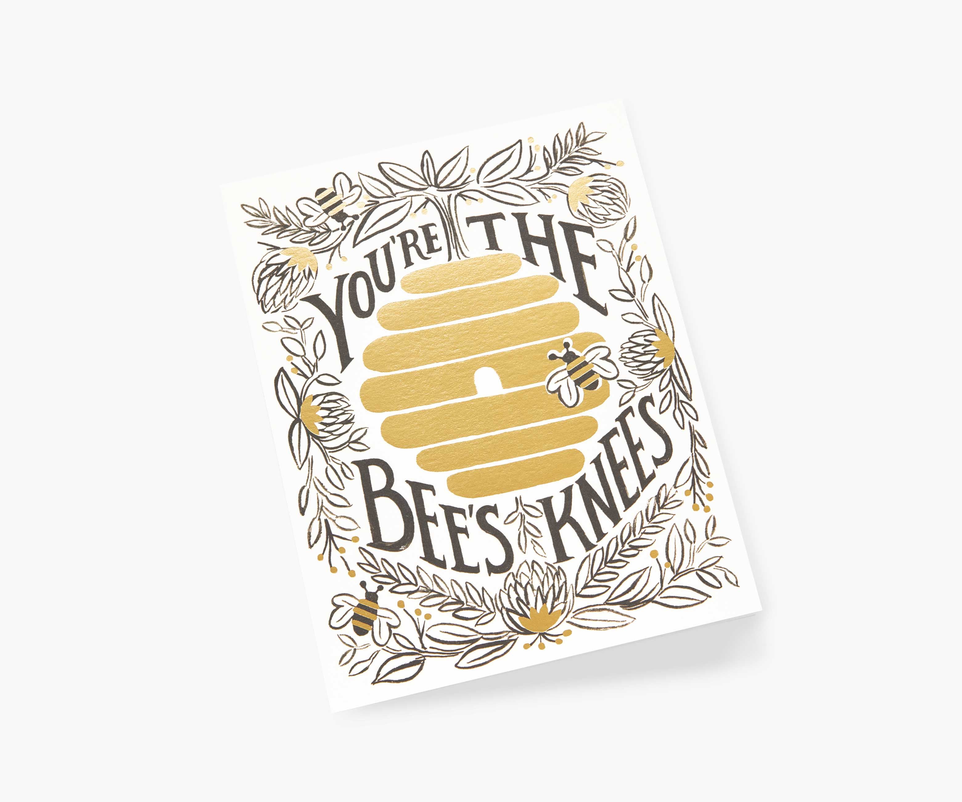 You're the Bee's Knees Love & Friendship Card - Single Card - Image 2