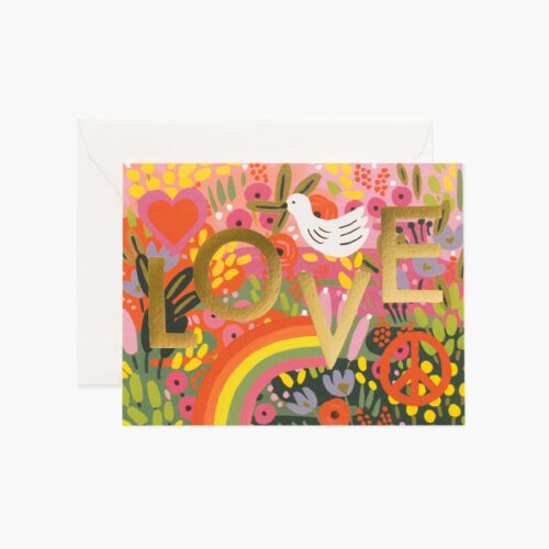 All You Need Is Love Love & Friendship Card - Single Card