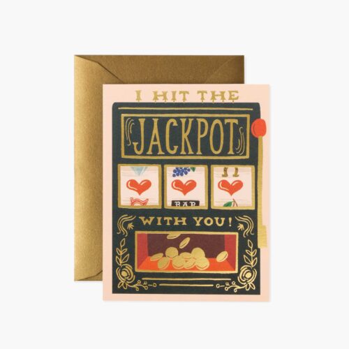 Jackpot Love & Friendship Card - Single Card