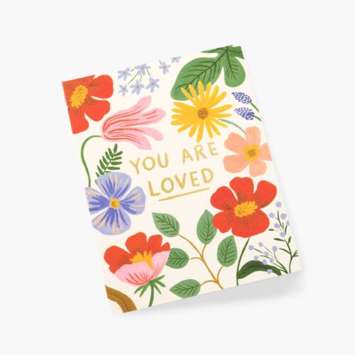 Alternative view of You Are Loved Love & Friendship Card - Single Card