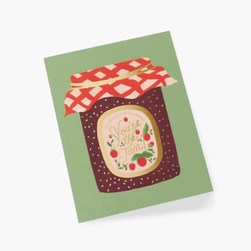 Alternative view of You're The Jam Love & Friendship Card - Single Card