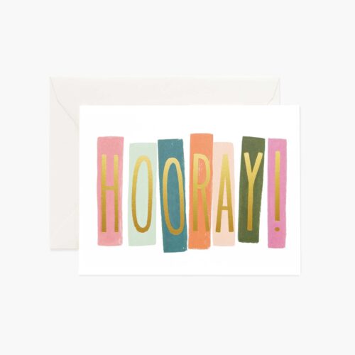 Hooray! Congrats Card - Single Card