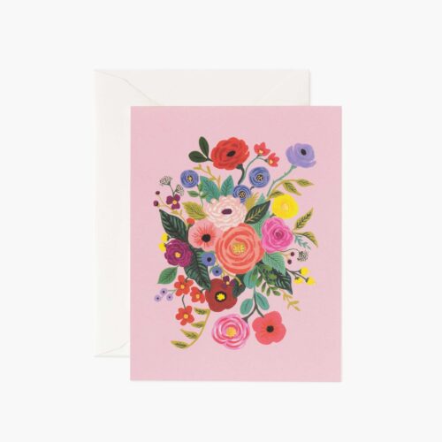 Garden Party Rose Everyday Card - Single Card