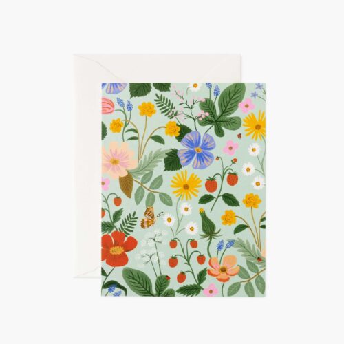 Strawberry Fields Mint Everyday Card - Single Card