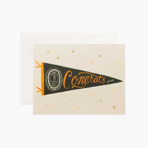 Congrats Pennant Congrats Card - Single Card