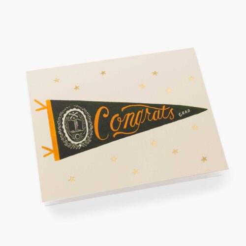 Alternative view of Congrats Pennant Congrats Card - Single Card