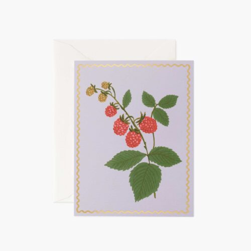 Raspberry Everyday Card - Single Card