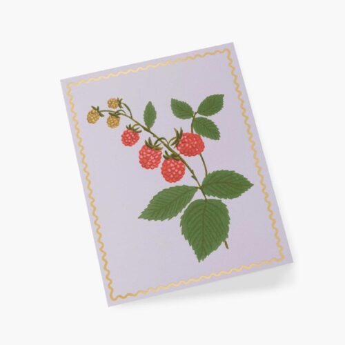 Alternative view of Raspberry Everyday Card - Single Card