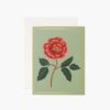 Scarlet Rose Everyday Card - Single Card