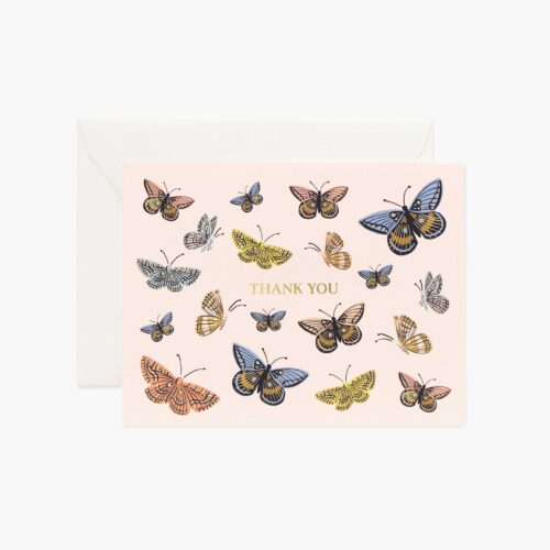 Monarch Thank You Card - Single Card