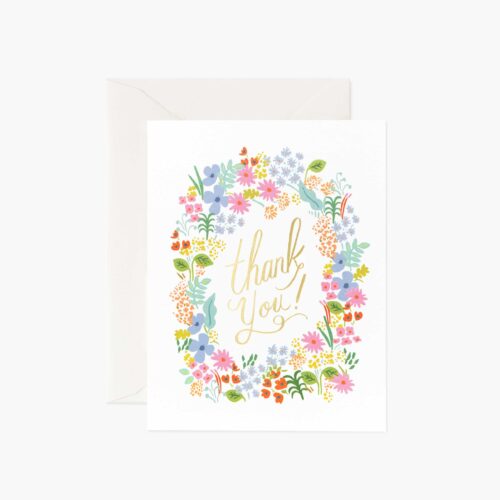 Prairie Thank You Card - Single Card