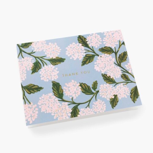 Alternative view of Hydrangea Thank You Card - Single Card