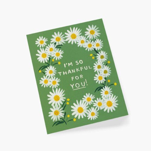 Alternative view of Daisies Thankful for You Thank You Card - Single Card
