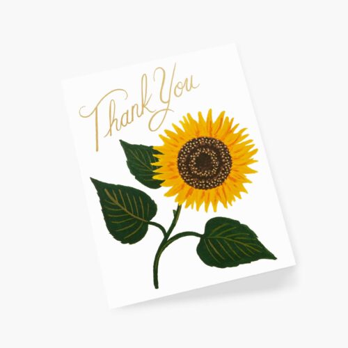 Alternative view of Sunflower Thank You Card - Single Card