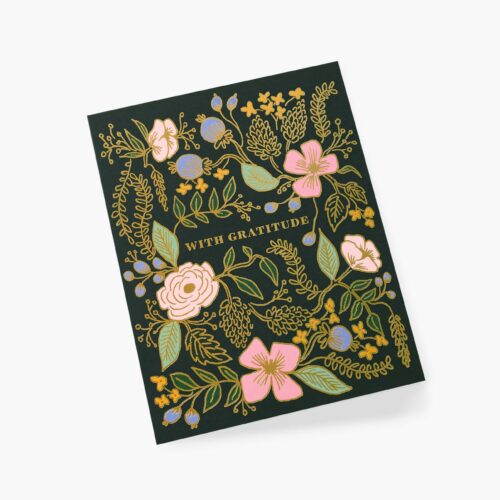 Alternative view of With Gratitude Thank You Card - Single Card