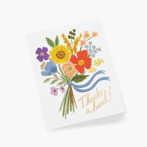 Alternative view of Thanks a Bunch Thank You Card - Single Card