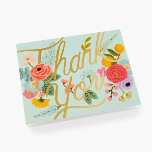Alternative view of Mint Garden Thank You Cards - Boxed Set