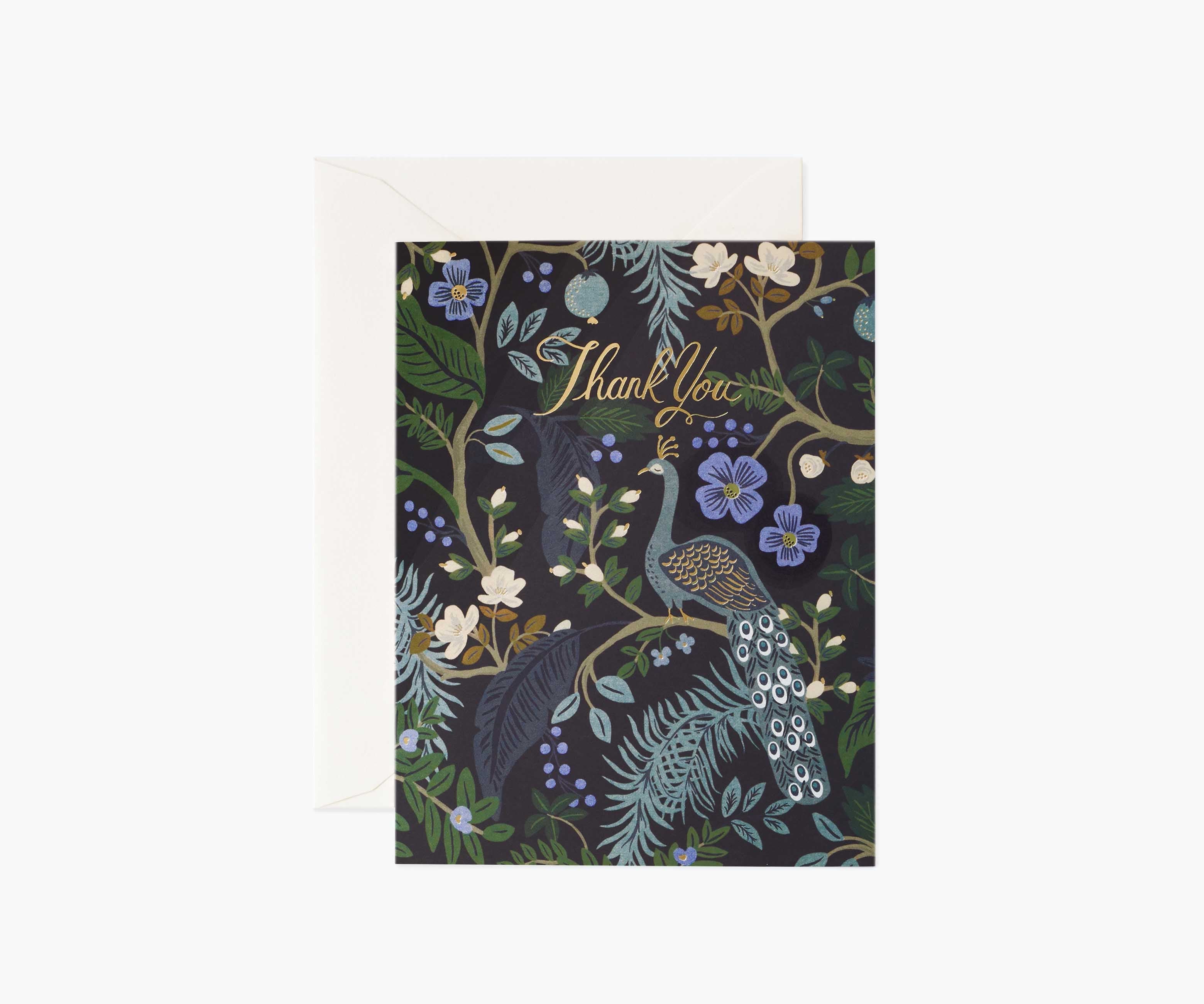 Peacock Thank You Cards - Boxed Set