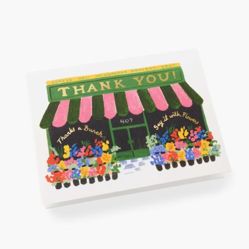 Alternative view of Flower Shop Thank You Card - Single Card