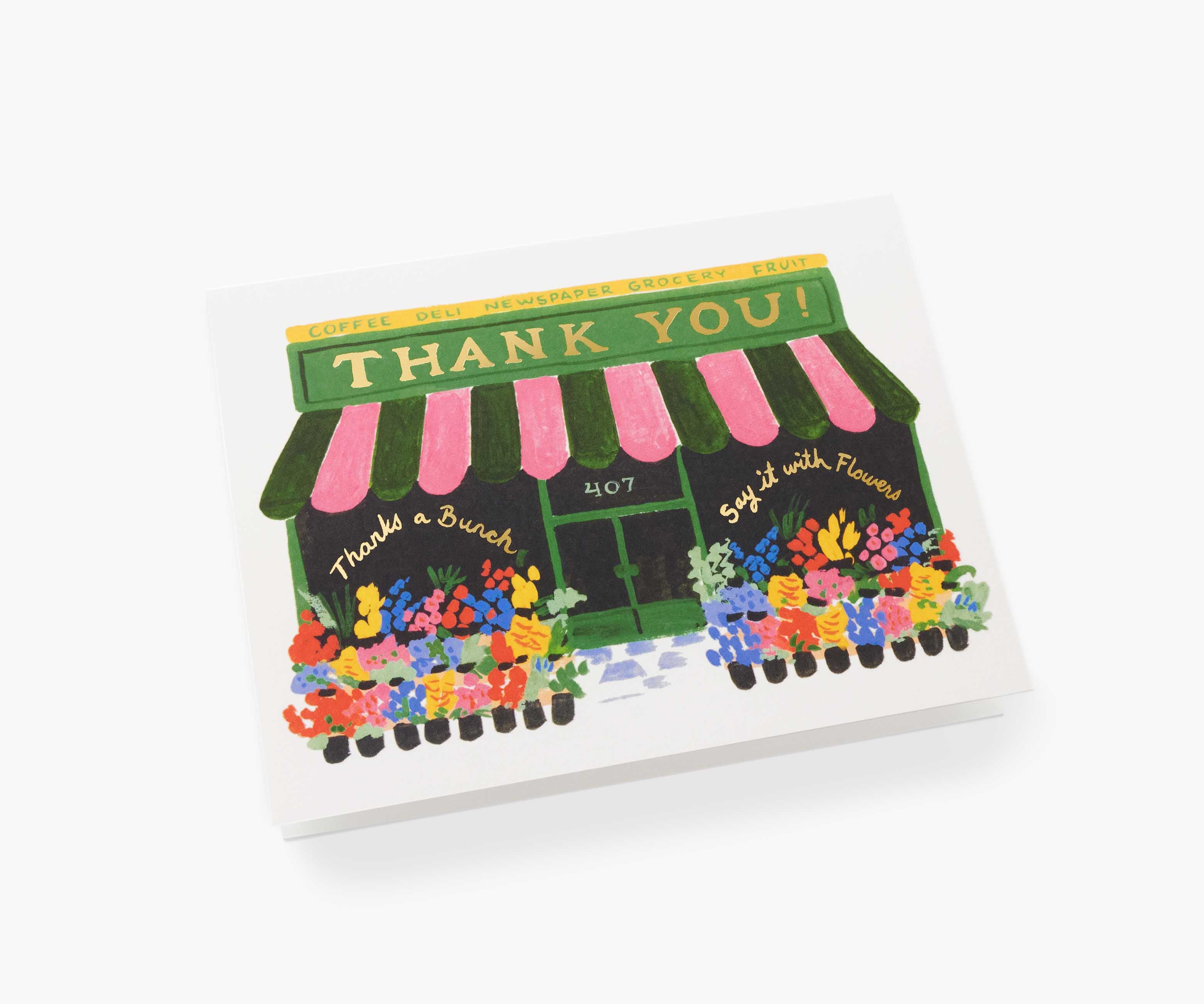 Flower Shop Thank You Card - Single Card - Image 2